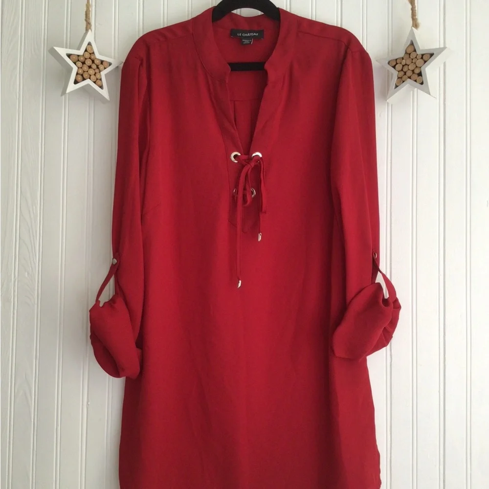LE♥️CHÂTEAU red tunic - Picture 5 of 5
